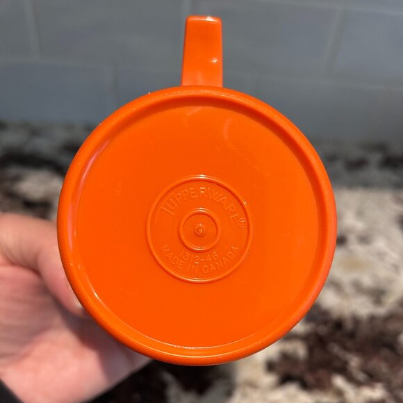 Vintage Tupperware Stackable Plastic Mugs with Coasters Cups - Picture 5 of 5